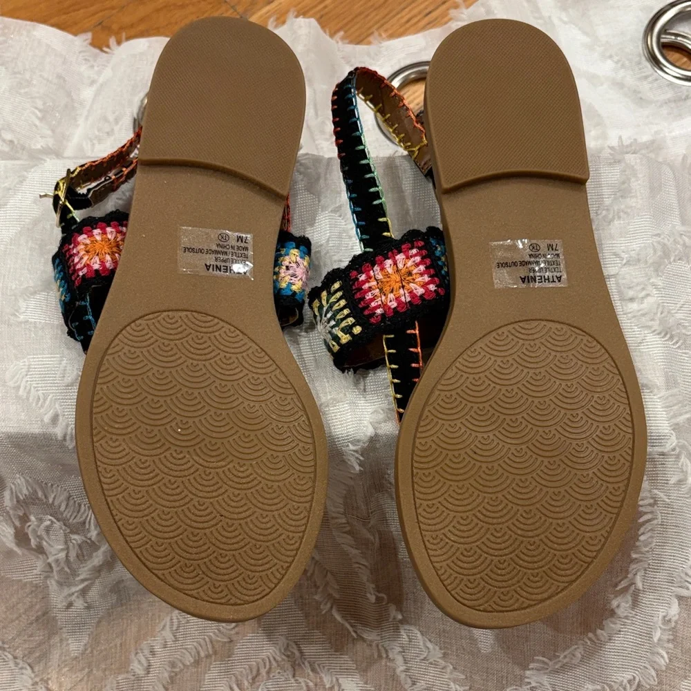 Boho Chic Multicolor Sandals